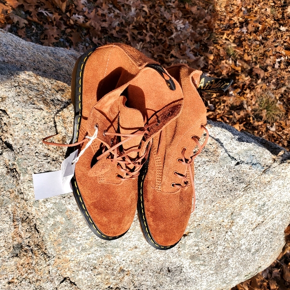 Dr. Martens Suede Leather Boots Made in England Size 11, USA Men's Size 12 - Picture 15 of 15